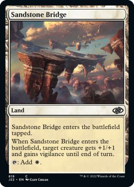 (英)砂岩の橋 / Sandstone Bridge【J22】 No.819