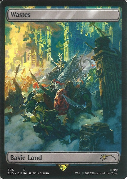 (英)【Foil】荒地 / Wastes【SLD】Secret Lair x Warhammer Age of Sigmar No.705