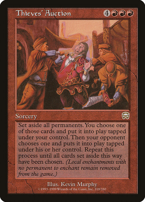 (英)【Foil】泥棒の競り / Thieves' Auction【MMQ】 No.218