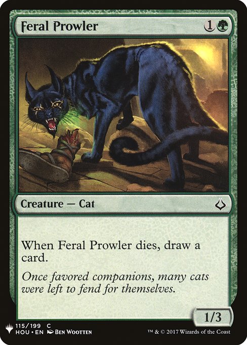 (英)残忍な野猫 / Feral Prowler【MB1】 No.1209