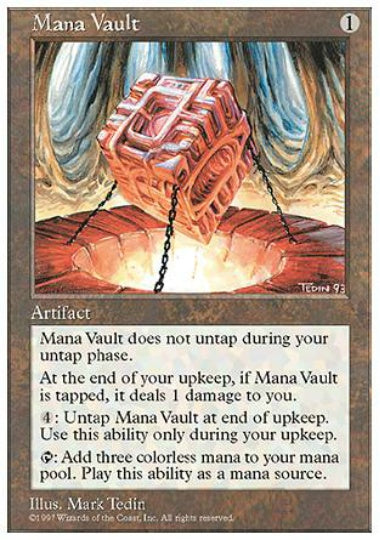 (英)魔力の櫃 / Mana Vault【5ED】 No.388