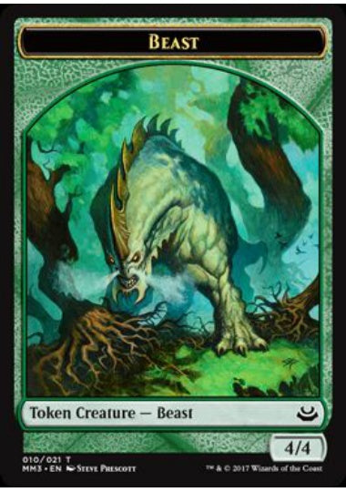 (英)ビーストトークン / Beast Token【MM3-TOKEN】 No.010