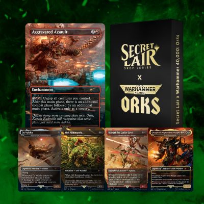 (英)Secret Lair x Warhammer 40,000: Orks 【BOX】 ※発送方法は「ゆうパック」を選択してください。