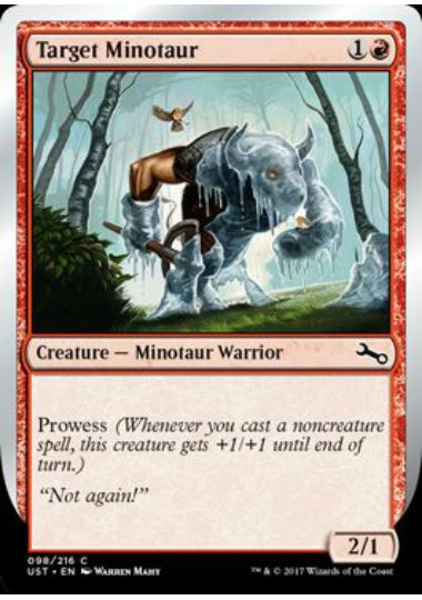 (英)【Foil】Target Minotaur 【UST】 (氷)No.098A