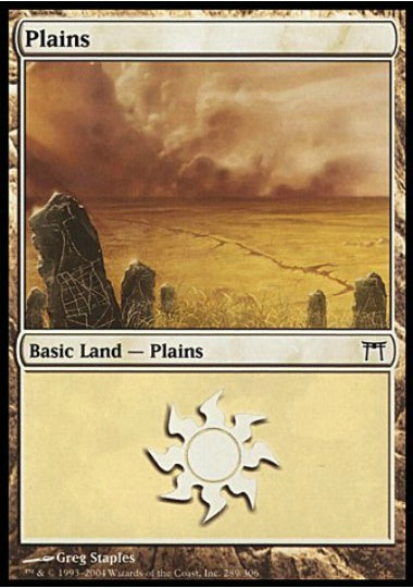 (英)【Foil】平地 / Plains【CHK】 No.289