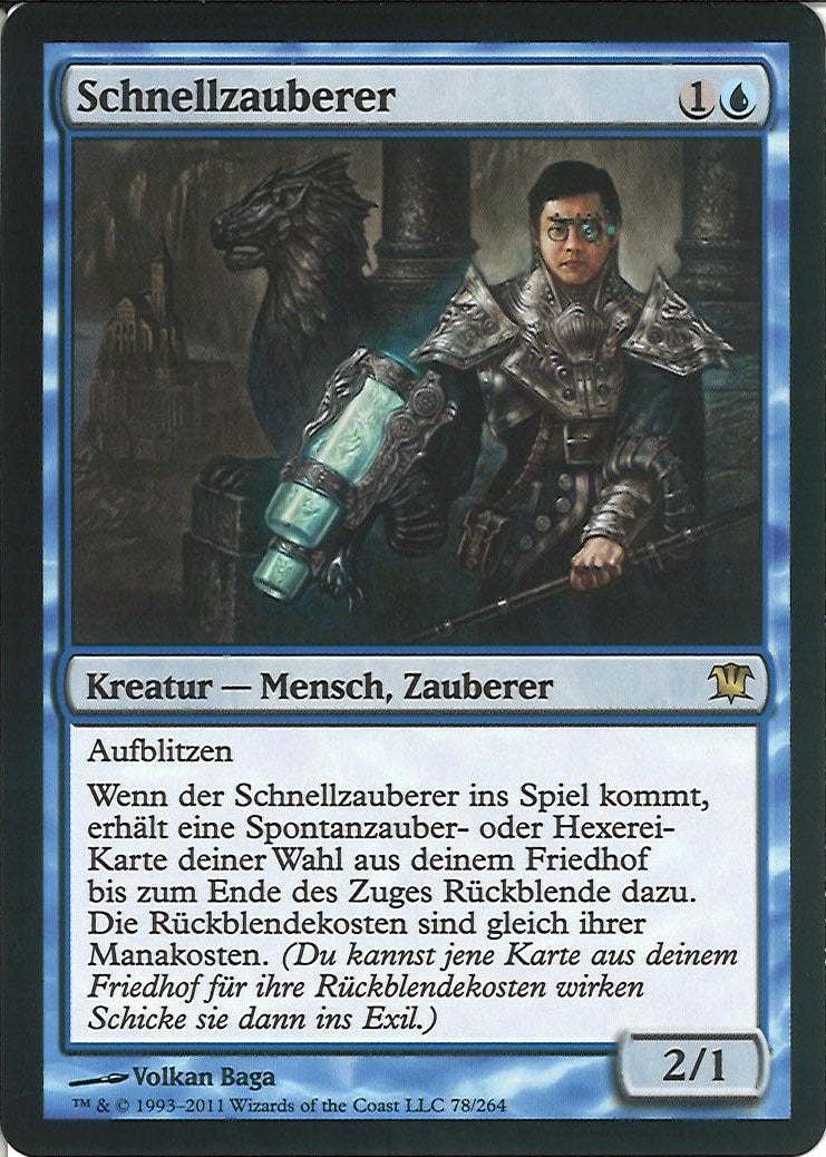 (ドイツ語)Schnellzauberer / Snapcaster Mage【ISD】 No.078