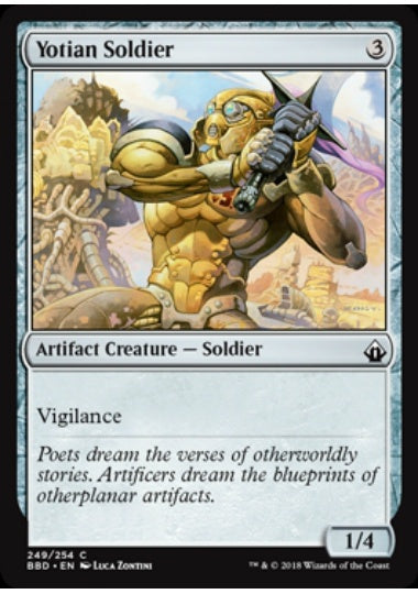 (英)【Foil】ヨーティアの兵 / Yotian Soldier【BBD】 No.249