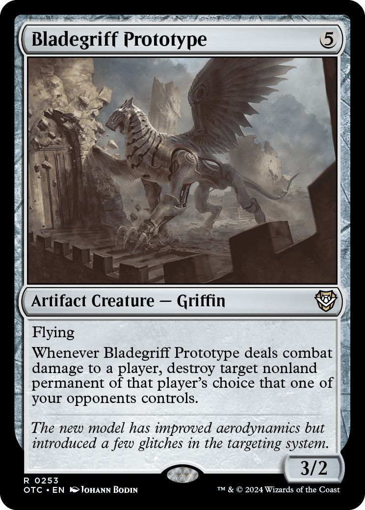 (英)ブレードグリフの試作品 / Bladegriff Prototype【OTC】 No.253