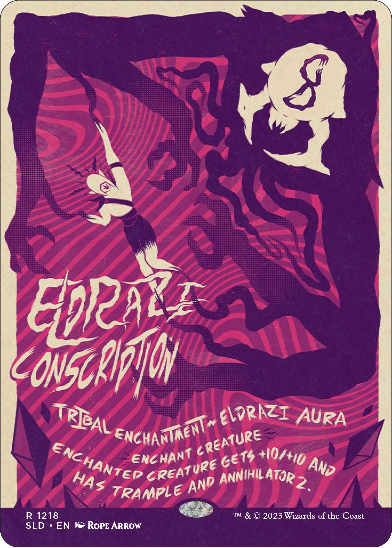 (英)【Foil】エルドラージの徴兵 / Eldrazi Conscription【SLD】Draw Your Hand No.1218