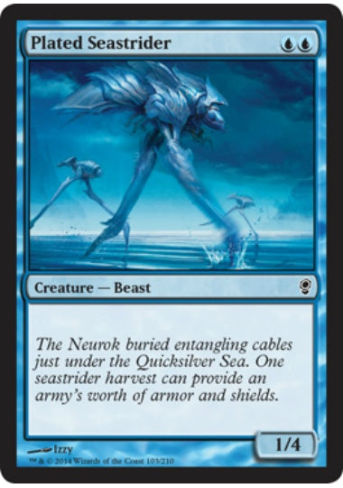 (英)【Foil】板金鎧の海うろつき / Plated Seastrider【CNS】 No.103