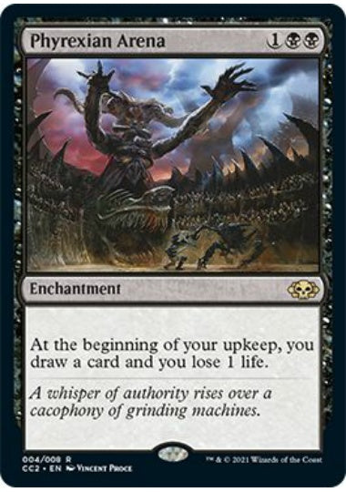 (英)ファイレクシアの闘技場 / Phyrexian Arena【CC2】 No.004
