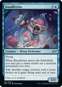 (英)【Foil】Baaallerina【UNF】 No.035