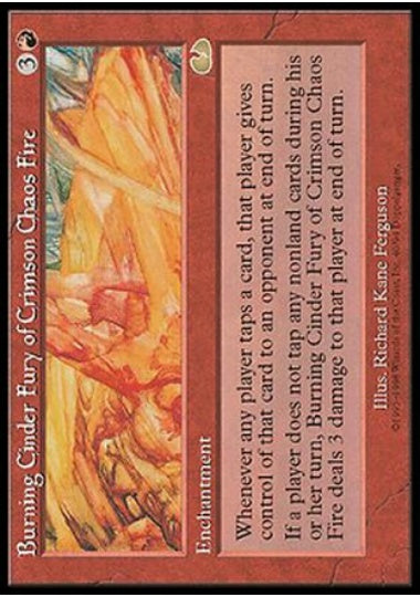 (英)Burning Cinder Fury of Crimson Chaos Fire 【UGL】 No.040