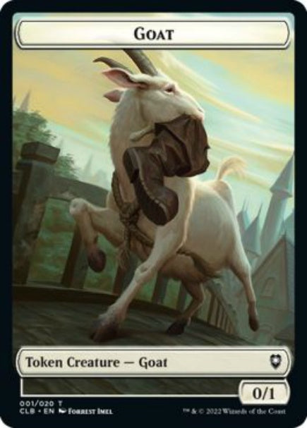 (英)ヤギトークン / Goat Token【CLB-TOKEN】 No.001