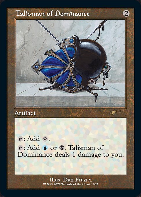 (英)威圧のタリスマン / Talisman of Dominance【SLD】 旧枠 Dan Frazier Is Back Again: The Allied Talismans No.1053