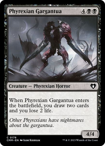 (英)ファイレクシアのガルガンチュア / Phyrexian Gargantua【CMM】 No.0178