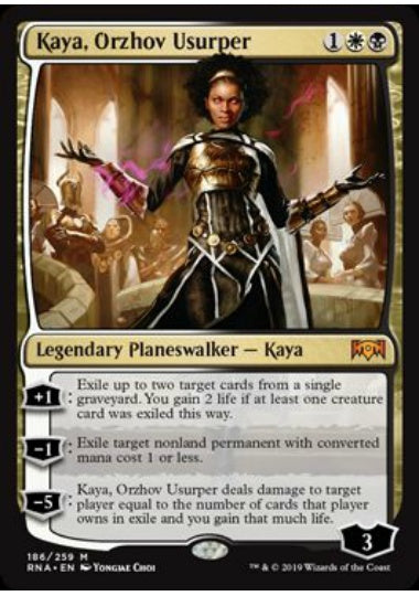 (英)オルゾフの簒奪者、ケイヤ / Kaya, Orzhov Usurper【RNA】 No.186