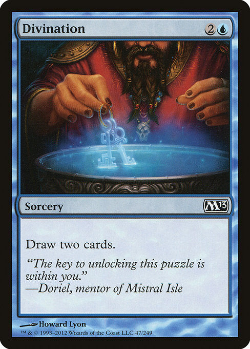 (英)【Foil】予言 / Divination【M13】 No.047