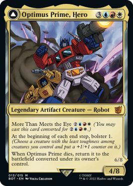 (英)【Foil】英雄、オプティマスプライム / Optimus Prime, Hero - オートボット部隊長、オプティマスプライム / Optimus Prime, Autobot Leader【BOT】 No.013