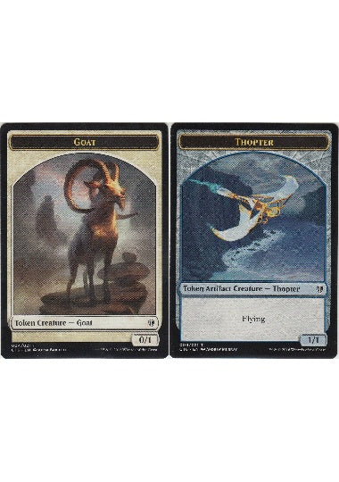 (英)ヤギトークン / Goat Token No.004 - 飛行機械トークン / Thopter Token【C16-TOKEN】 No.009