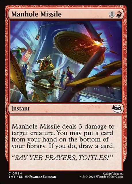 (英)【Foil】マンホールミサイル / Manhole Missile【TMT】 No.094
