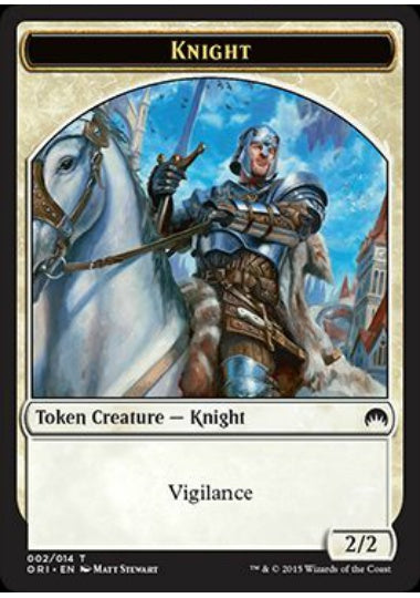 (英)騎士トークン / Knight Token【ORI-TOKEN】 No.002
