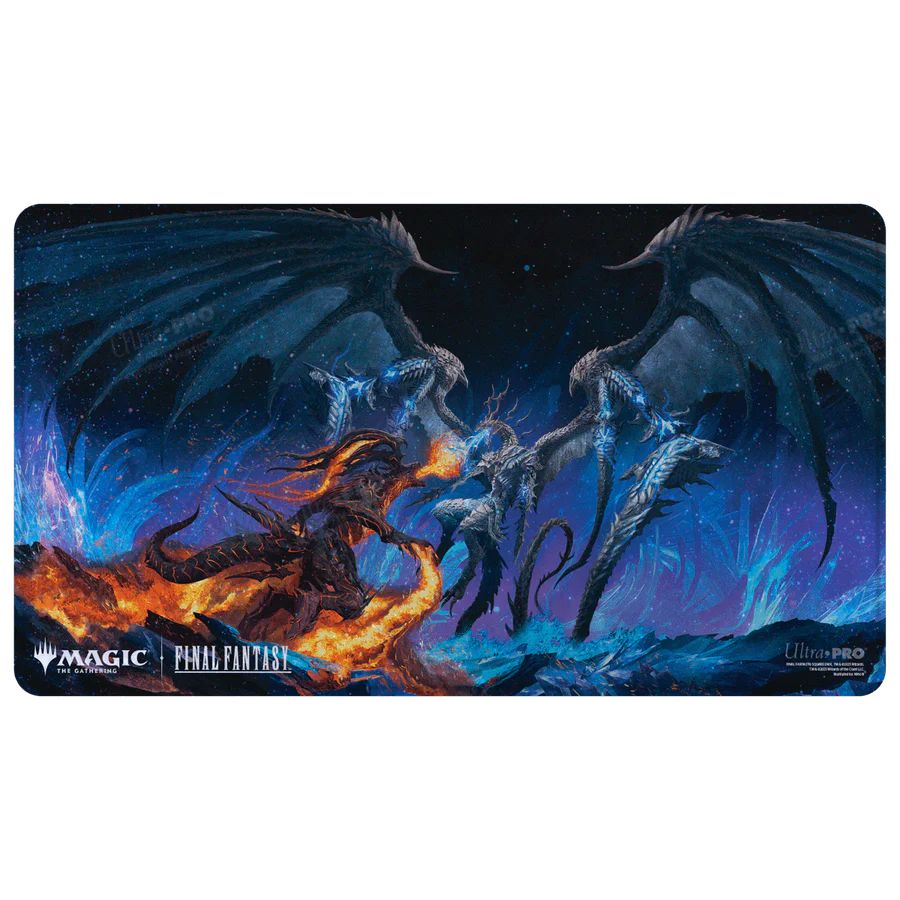 【サプライ】 ウルトラプロ バハムート＆イフリート ホロFoilプレイマット / Ultra PRO Bahamut and Ifrit Holofoil Playmat(38758) ※発送方法は「ゆうパック」を選択してください。