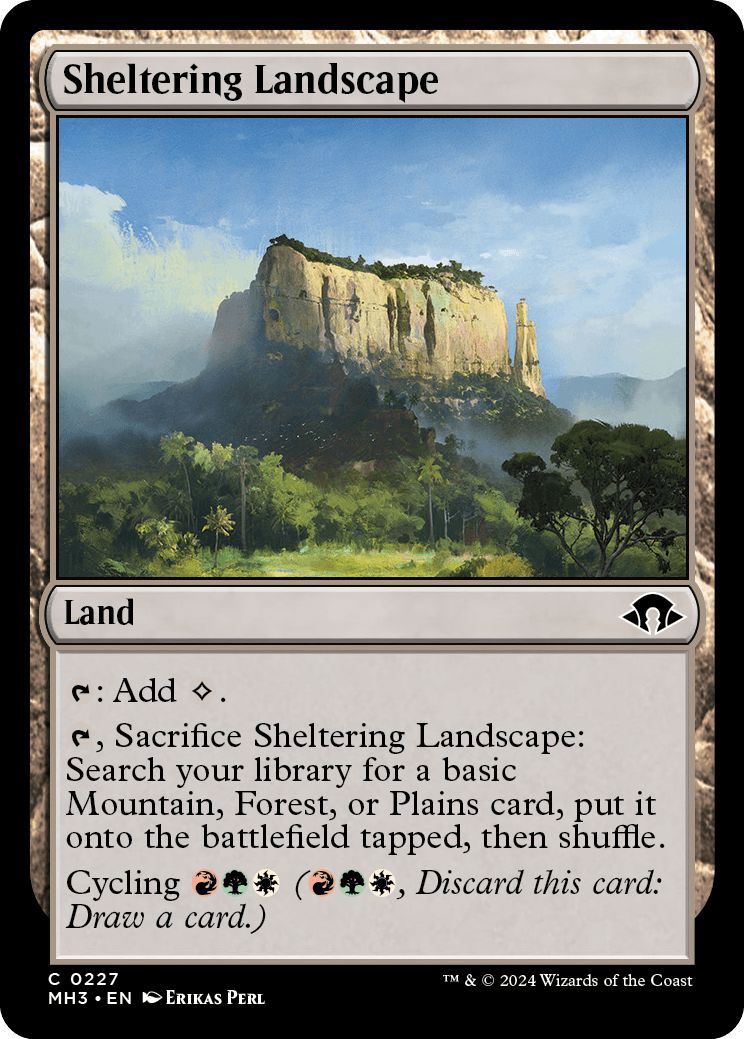 (英)孤立地帯 / Sheltering Landscape【MH3】 No.227