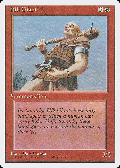 (英)丘巨人 / Hill Giant【4ED】 No.201