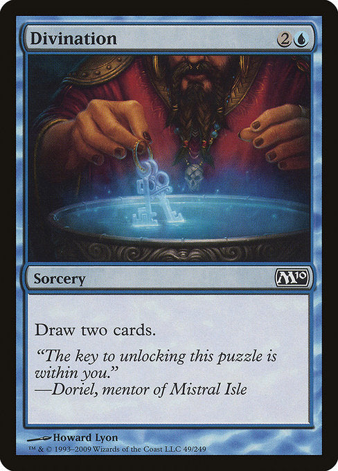 (英)【Foil】予言 / Divination【M10】 No.049