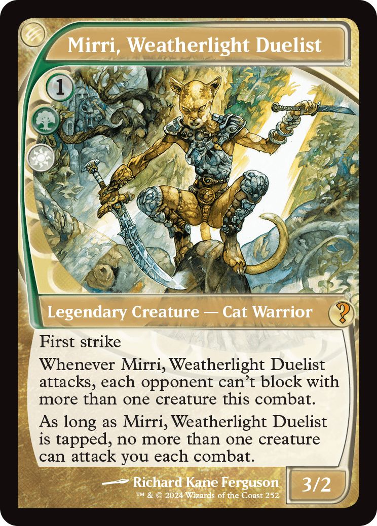 MTG MB2 ウェザーライトの決闘者、ミリー foil 英)【Foil】ウェザーライトの決闘者、ミリー / Mirri, Weatherlight