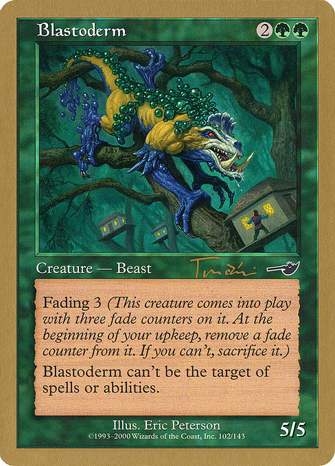 (英)ブラストダーム / Blastoderm【WC01】 World Championship Decks 2001 Jan Tomcani 金枠 No.056