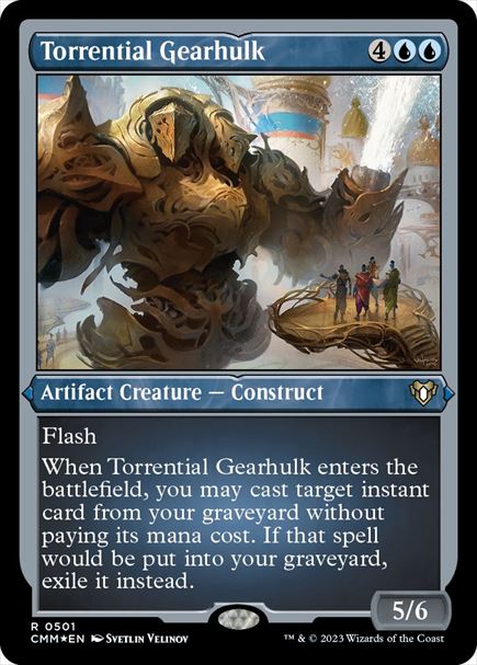 (英)【エッチングFoil】奔流の機械巨人 / Torrential Gearhulk【CMM】 No.0501