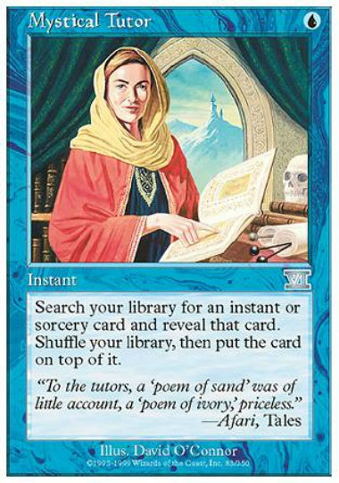 (英)神秘の教示者 / Mystical Tutor【6ED】 No.083
