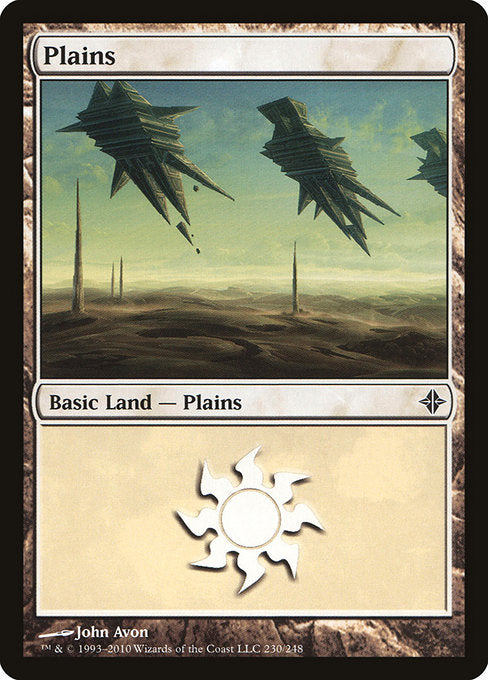 (英)【Foil】平地 / Plains【ROE】 No.230