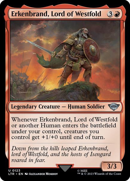 (英)ウェストフォルドの領主、エルケンブランド / Erkenbrand, Lord of Westfold【LTR】 No.123