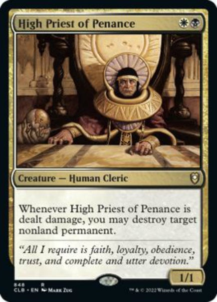 (英)贖罪の高僧 / High Priest of Penance【CLB】 No.848