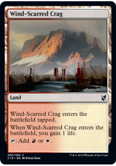 (英)風に削られた岩山 / Wind-Scarred Crag【C19】 No.285