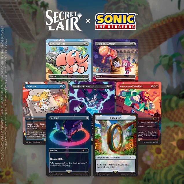 (英)Secret Lair x Sonic: Chasing Adventure 【BOX】 ※発送方法は「ゆうパック」を選択してください。