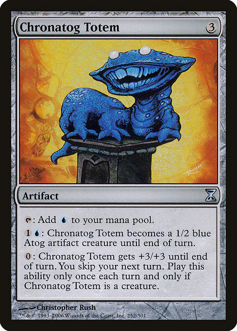 (英)【Foil】時エイトグのトーテム像 / Chronatog Totem【TSP】 No.252