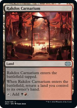 (英)【Foil】ラクドスの肉儀場 / Rakdos Carnarium【2X2】 No.329