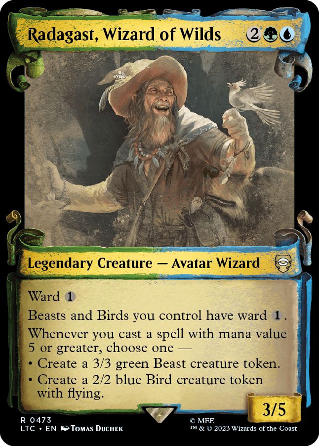 (英)自然の魔法使、ラダガスト / Radagast, Wizard of Wilds ★ショーケース枠★(中つ国の巻物) 【LTC】 No.473