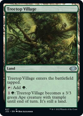 (英)樹上の村 / Treetop Village【J22】 No.827