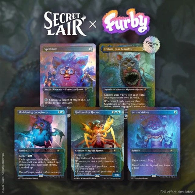 (英)Secret Lair x Furby: The OddBodies Confetti Foil Edition 【BOX】 ※発送方法は「ゆうパック」を選択してください。