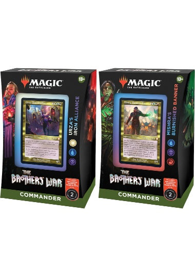 (英)兄弟戦争 統率者デッキ 2種セット / The Brothers' War Commander Deck Set【BOX】 ※発送方法は「ゆうパック」を選択してください。