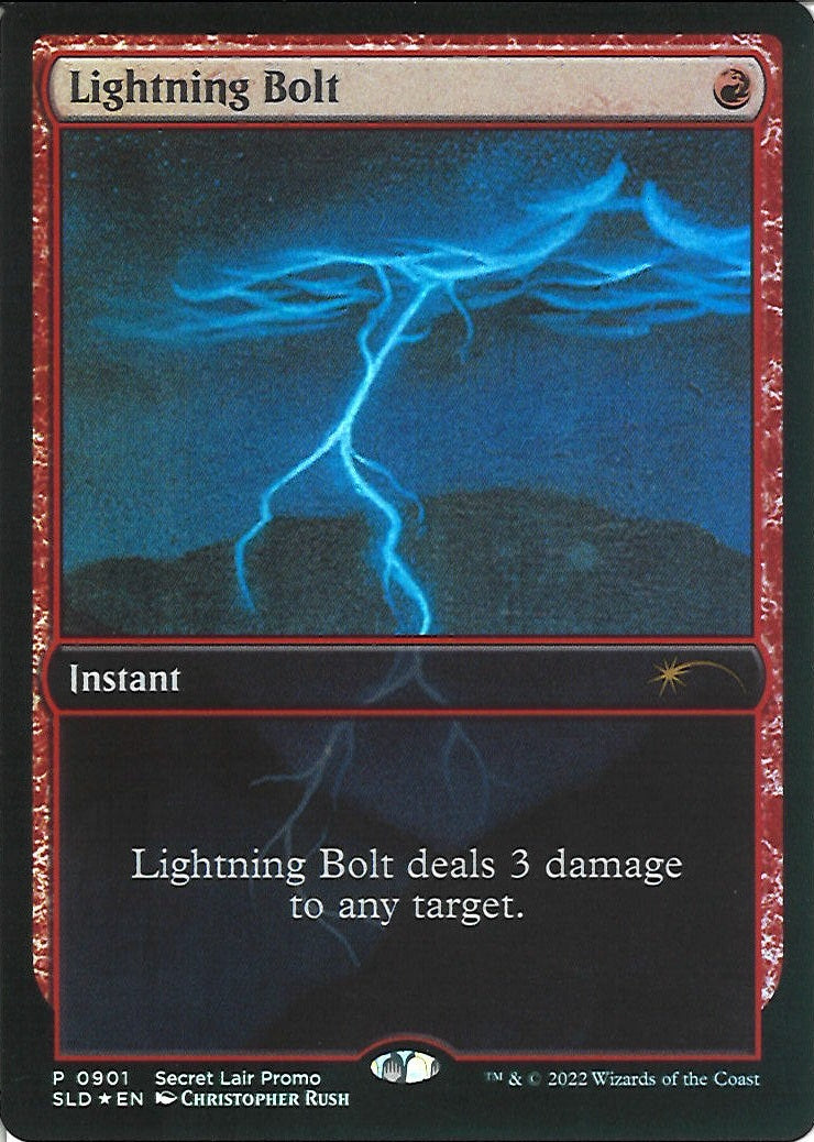(英)【Foil】稲妻 / Lightning Bolt【SLD】 No.901
