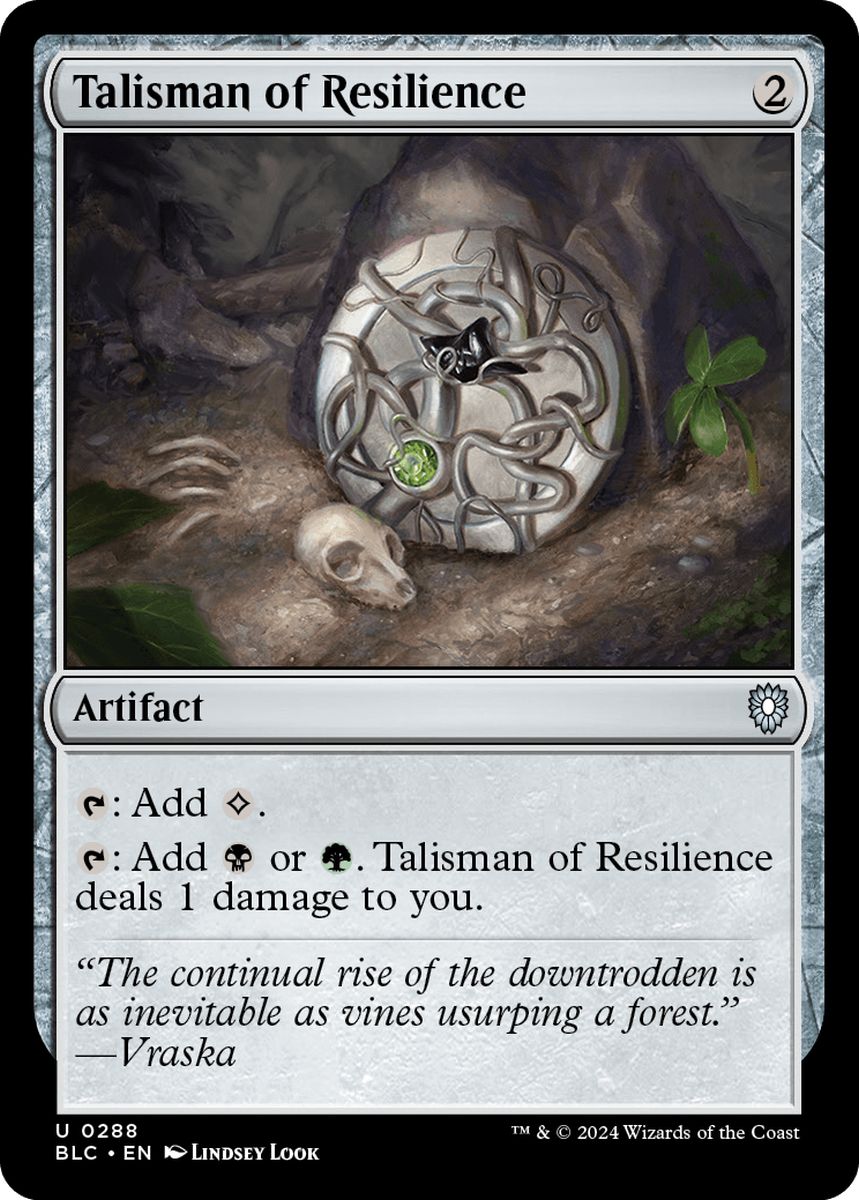 (英)反発のタリスマン / Talisman of Resilience【BLC】 No.288
