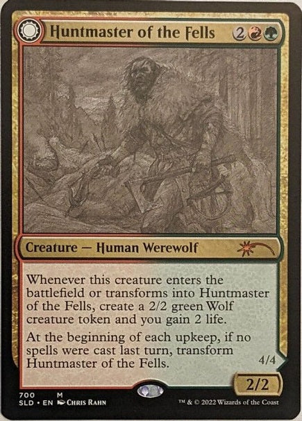(英)高原の狩りの達人 / Huntmaster of the Fells - 高原の荒廃者 / Ravager of the Fells【SLD】 Artist Series: Chris Rahn No.0700