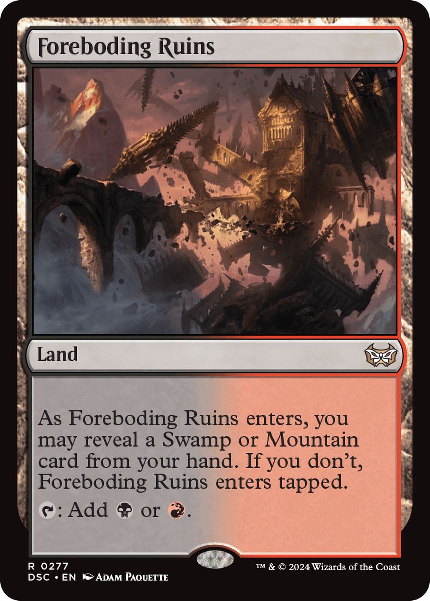 (英)凶兆の廃墟 / Foreboding Ruins【DSC】 No.277