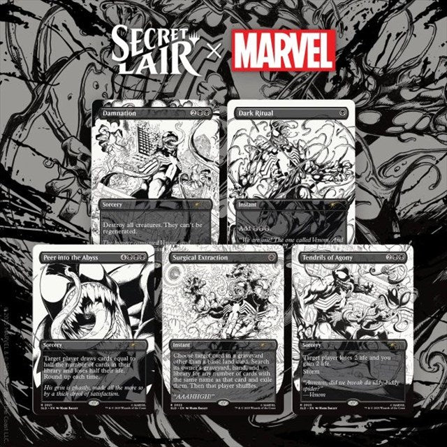 (英)Secret Lair x Marvel's Spider-Man: Venom Unleashed (Inks) 【BOX】 ※発送方法は「ゆうパック」を選択してください。